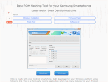 Tablet Screenshot of odin-download.com